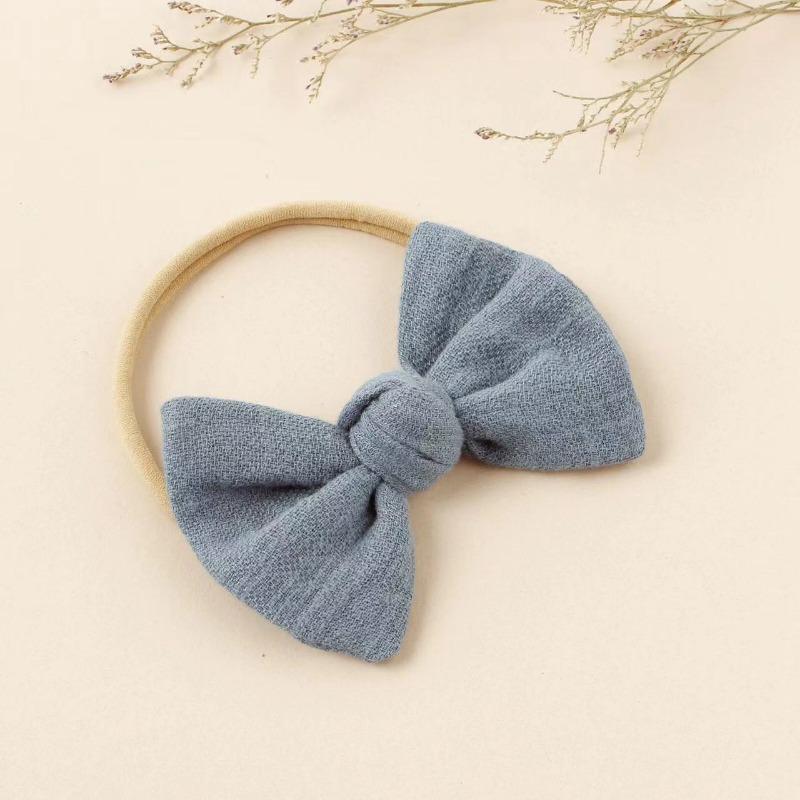 Set Cotton Baby Bows Headband Nylon Headbands Hair Bands for Children Girls Soft Hairband Toddler Newborn Hair Accessories