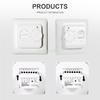 24TE Manual Thermostat Electric Water Warm Floor Temperature Controller 110-230V 16A 4Wire Line Voltage Mechanical Thermostat
