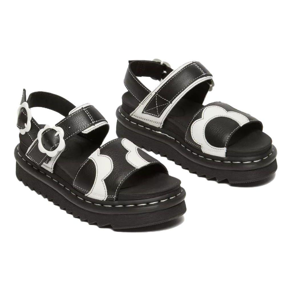 Dr. Martens Leather Fashion Comfortable Slide Sandals Women Sandals Black 31556009