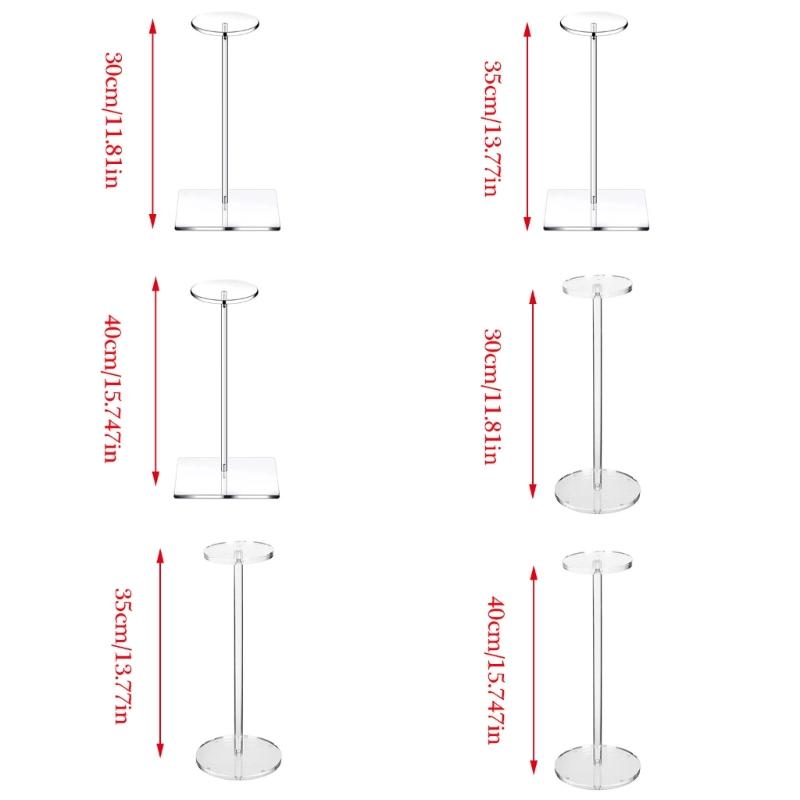 Acrylic Hat And Wig Display Stand Featuring Modern Designs and Easy Maintenance Home Organization Storage Solution