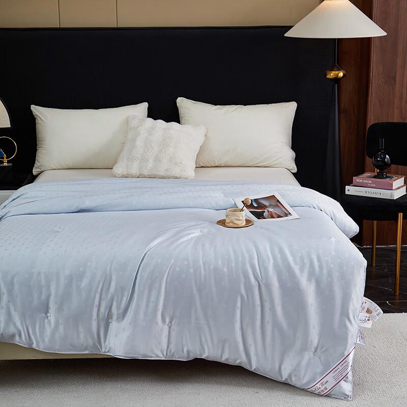 Beigeman BGM-B2561 Verona Silver Jacquard Tussah Silk Quilt