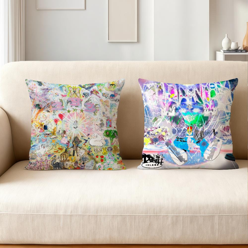 Singer B-Bladee Pillow Case Applicable Space For Guest Rooms Interiors Cars Office House Decoration