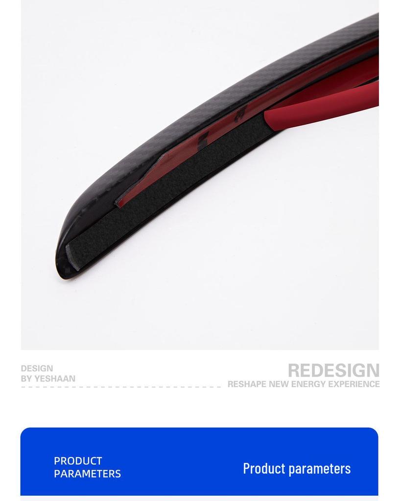 Tesla Model Y Rear Spoiler Deflector: Carbon Fiber Performance Edition