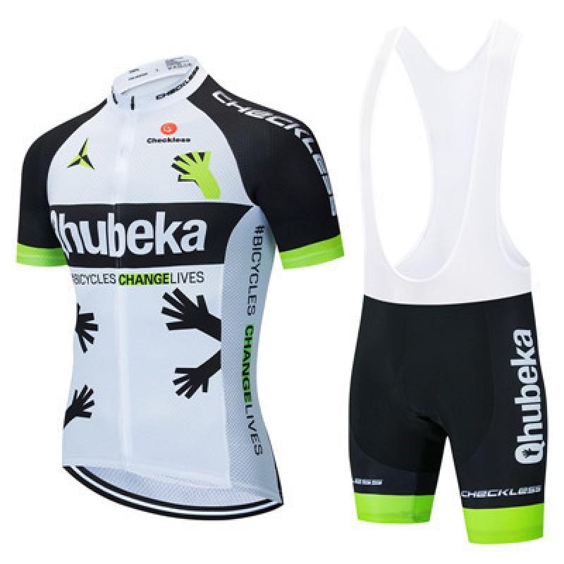 Mens Cycling Jersey Set Short Sleeve Breathable Road Bike Apparel Outdoor Sport Wear