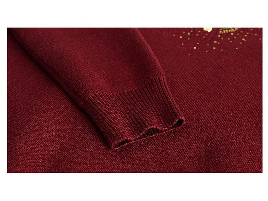 2024 Winter Fleece One-Piece Base Layer: Warm Fashion Sweater for Middle-Aged and Elderly Women