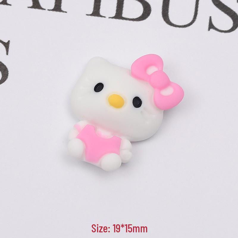 Cartoon Animal Resin Accents: Frog & Bear for Phone Cases, Hair Clips, Cups, Boxes