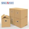 SPACEXPERT Outdoor Picnic Moving Cardboard Storage Box with Handles