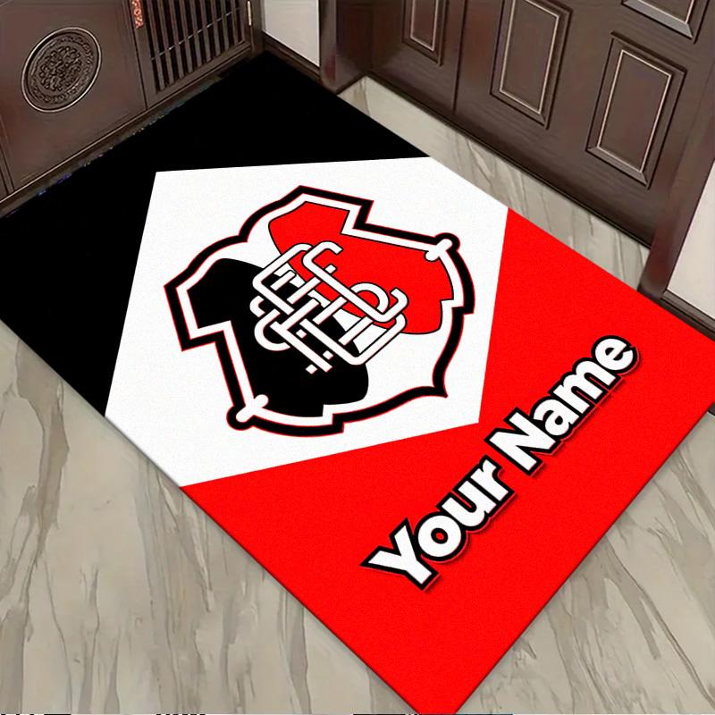 Name Custom Santa Cruz Carpet Rug for Living Room Bedroom Home Sofa Decoration,Kids play Non-slip Floor Mat