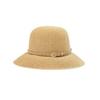 Stylish Women's Bucket Hat with Leather Buckle - Sun Protection for Spring and Summer