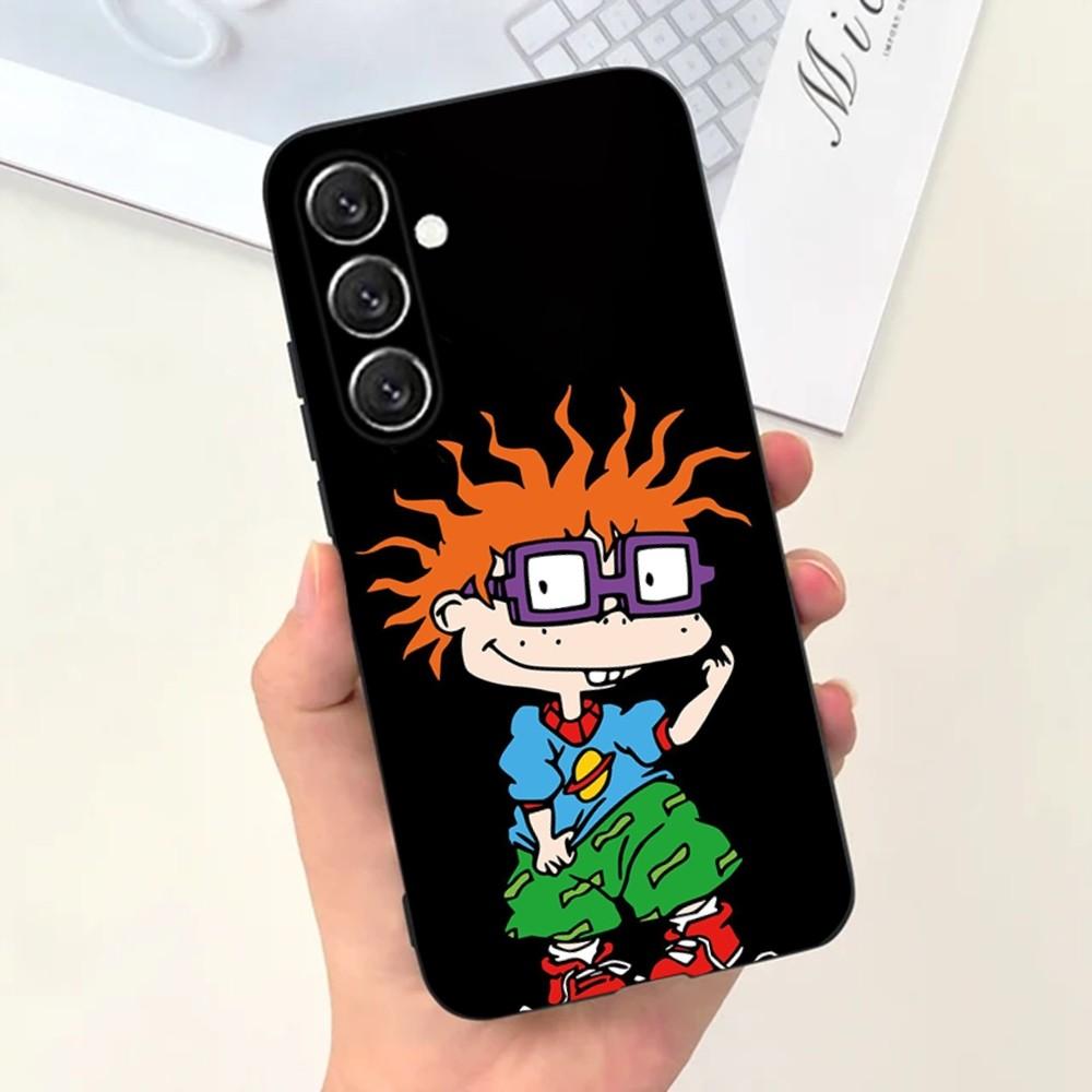 Rugrat Chuckie Angelica  Phone Case For Samsung S25,S24,S21,S22,S23,S30,Ultra,S20,Plus,Fe,Lite,Note,10,9,5G Black Cover