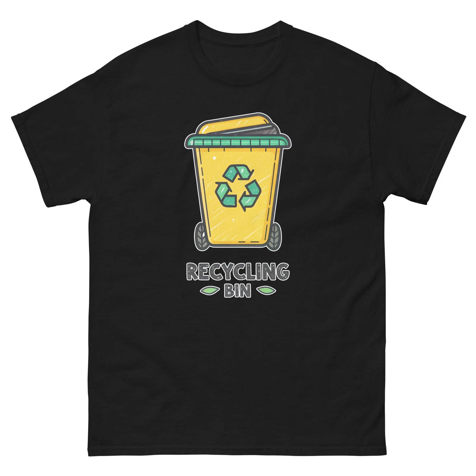 

Recycling Bin Yellow School Classroom Object Office Teacher T-Shirt L