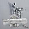 ViaGasaFamido Double Switch Outlet Angle Valve Toilet Bidet Shower Faucet Bathroom Accessories Outlet Angle Valve G1/2 Copper with Double Outlet Shut