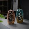 Waterfall Ceramic Backflow Smoke Incense Burner Censer Holder Home Gift Decor