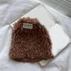 Women Warm Furry Leg Warmers with Letter Label Leg Covers Aesthetic Fuzzy Boot Cuffs Footless Socks for Winter Days