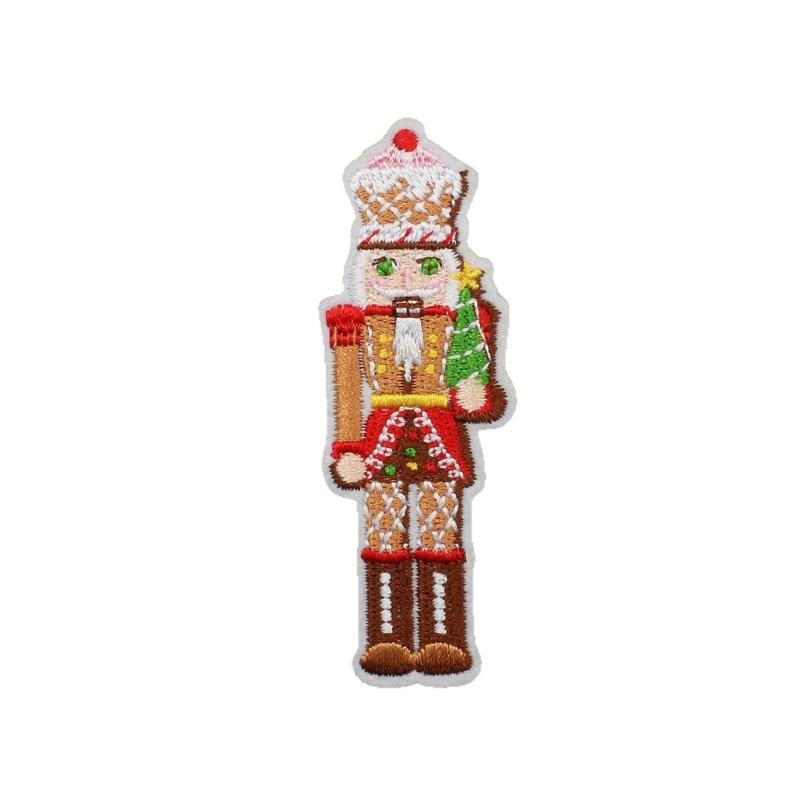 Artistic Nutcrackers King Embroidery Iron On Patches for Covering Flaws on Jackets Jeans and Backpacks