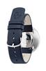ARNE JACOBSEN CITYHALL 53206-2004SP 40mm Watch, Nordic Design, Water Resistant (Quiet Design with No Second Hand), Oxford Blue Leather Strap