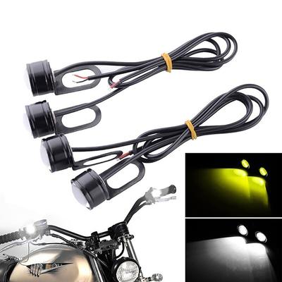 Motorrad LED Licht Super Heller Scheinwerfer Fahr Sicherheitslampe Motorrad Rückfahrbremslicht Nebelscheinwerfer Moto Zubehör