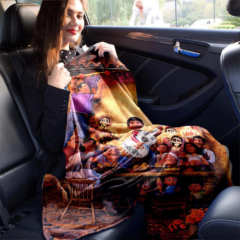 1pc, Celebrate Family Moments with a Cozy Home Blanket! Perfect for Bedroom, Living Room, Travel, Camping, Car