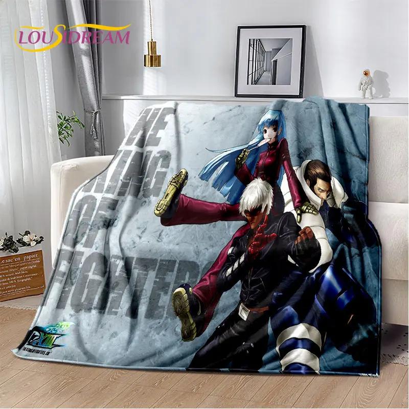 King of Fighters Retro Game Gamer Soft Plush Blanket,Flannel Blanket Throw Blanket for Living Room Bedroom Bed Sofa Picnic Cover