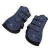 1 Pair Horse Front Leg Boots Shock Absorption Lightweight Protective Horse Leg Protector for Jumping Show Training Blue