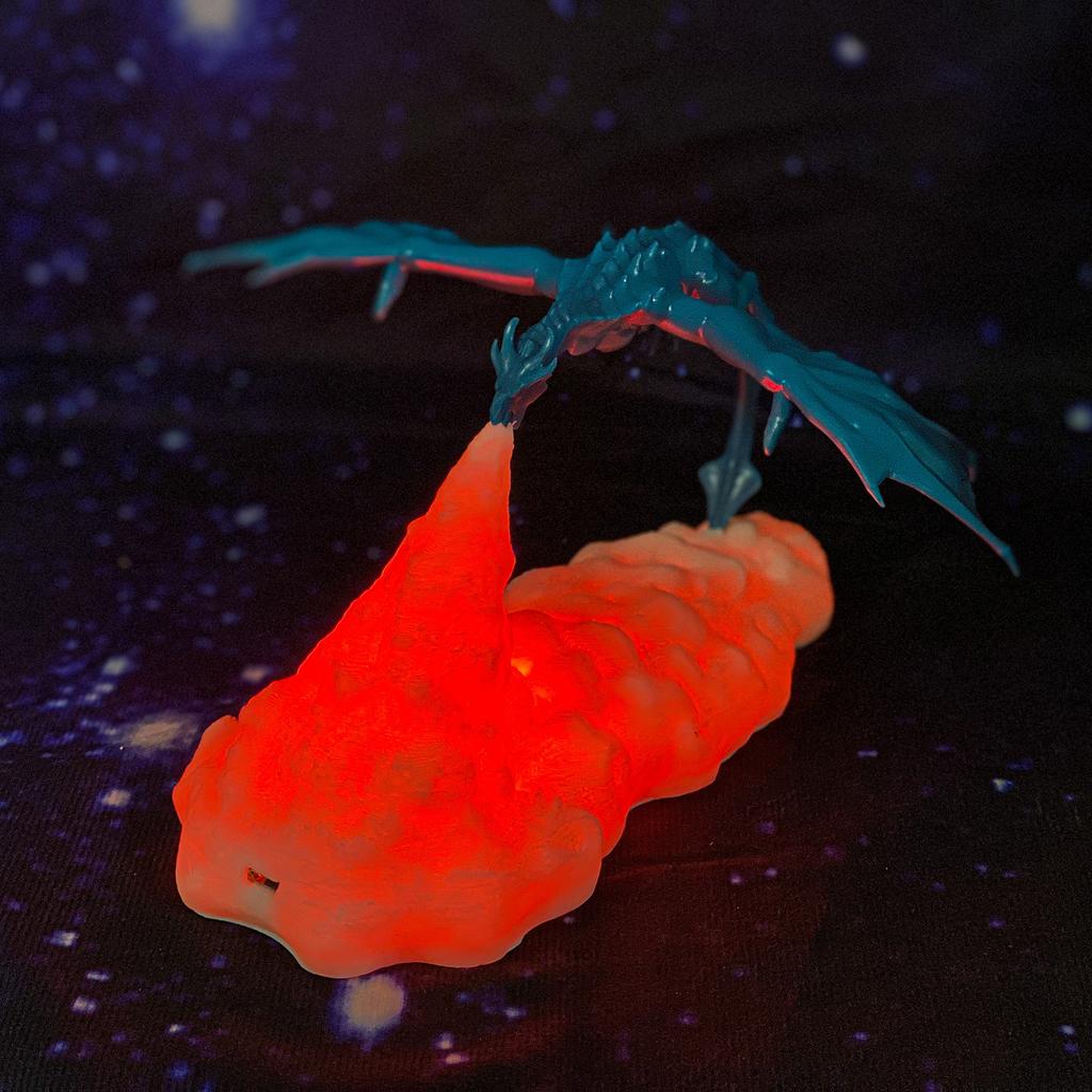 Newest Dropship 3D Printed LED Dragon Lamps As Night Light For Home Hot Sale Than Moon Lamp Night Lamp Best Gifts For Kids