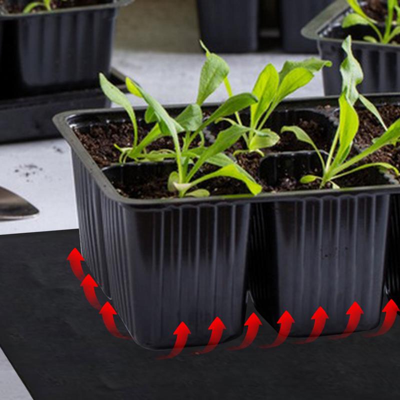 Seedling Heat Mat Indoor Plants Germination Waterproof Heating Pad Propagation Starter Mat 8.5W 45-50 Dgree Adjustable Temp