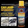Automotive Headlight Repair Kit - Refurbished Polishing Agent for Removing Yellow, Scratches, and Oxidation. Enhance Brightness