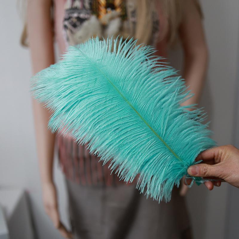 Ostrich Feathers 30-35Cm Wedding Road Guide Table Flower Ornament Ostrich Hair Decorative Clothing Accessories Diy