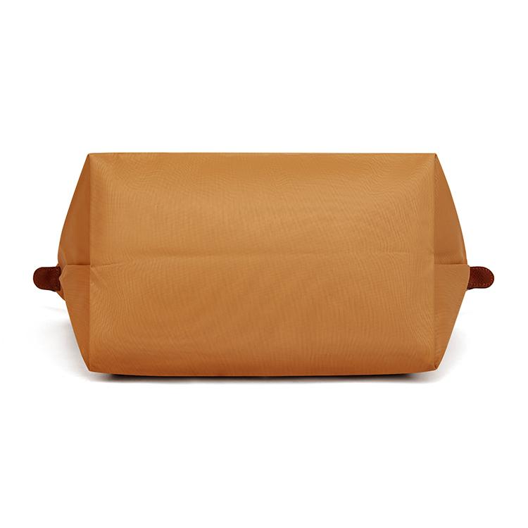 Longchamp Le Pliage Logo Snap Closure Recycled Polyamide Canvas Tote Bag Women tote Beige 2605089P86