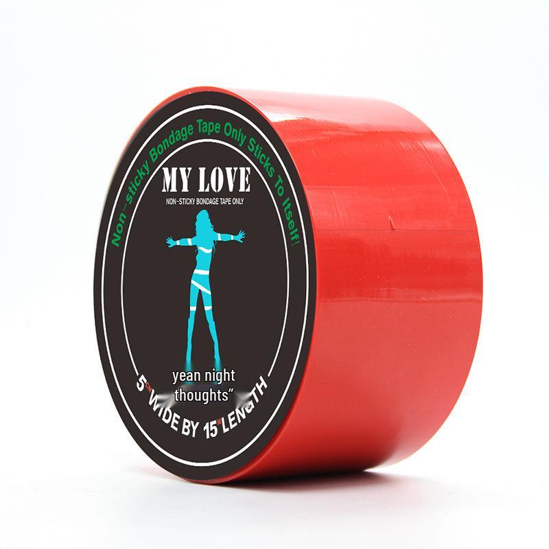 Adult SM Bondage Restraint Tape for Men & Women - Blindfold & Bind Hands, Feet for Erotic Play