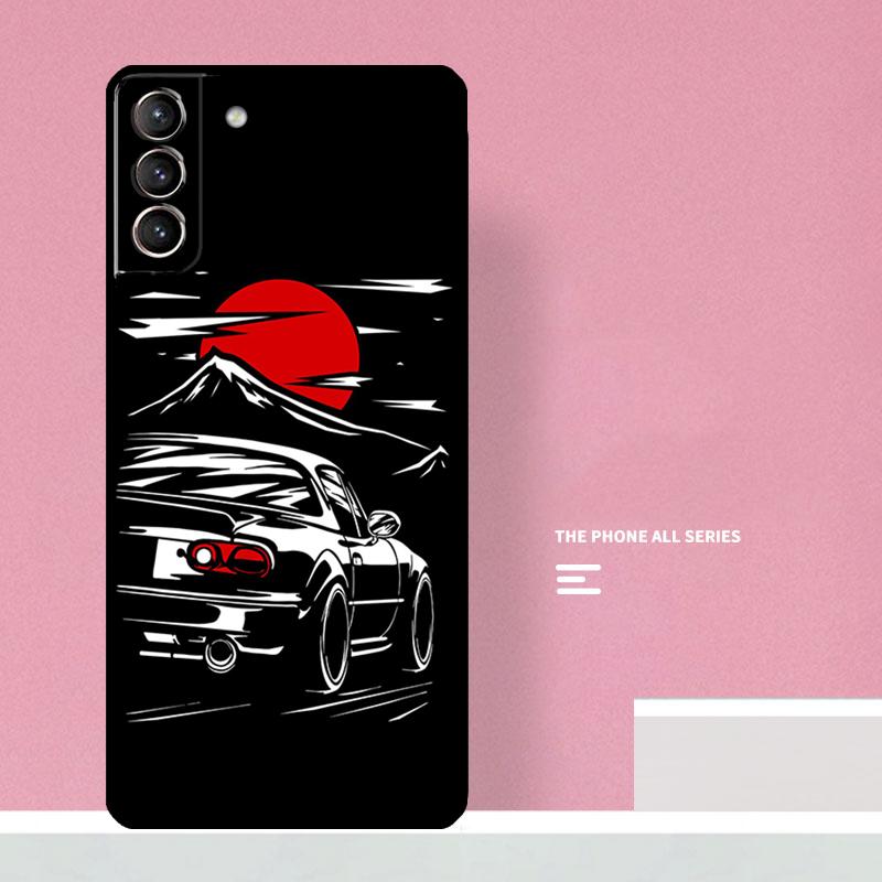 Japan JDM Sports Cars Male Men Phone Case For Samsung Galaxy S26 S25 S24 S20 S21 S22 S23 Ultra S10 Plus S25 FE Cover Coque