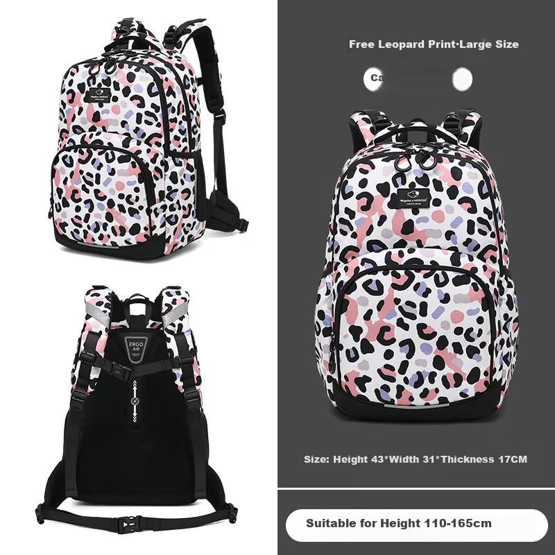 Herder Schoolbag for Primary School Students in Grades 3-6, Lightweight And Breathable with Spine Protection,