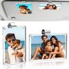 Confezione da 2 Porta Foto per Auto e Clip Fermacarte per Parasole, Cornice per Foto da Parasole per Auto | Porta Foto Magnetico Acrilico Personalizzato per Auto, 6 x 9 cm Auto
