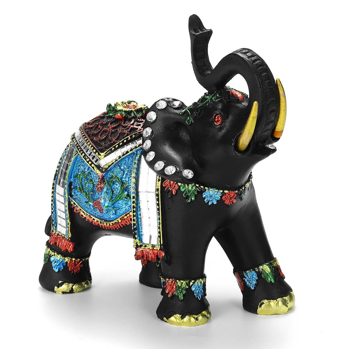 

1Pcs Elephant Resin Home Decoration Right or Left Home Decor Figurines Art Crafts for Home right