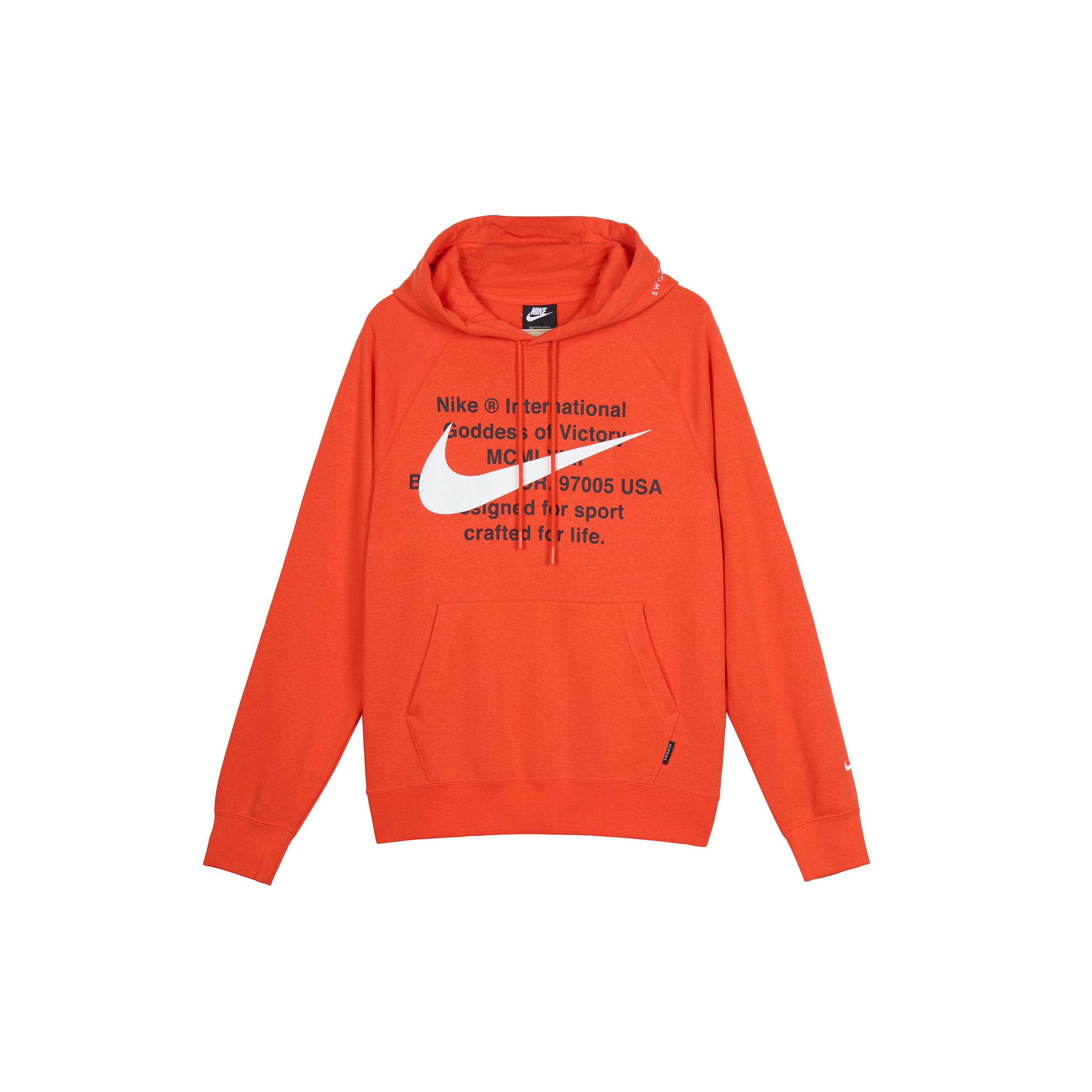 

New Nike Sweatshirt Men s Orange Red CJ4864-891 L
