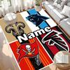 Custom Name Personalized NFL Print Carpet, Versatile Home Decor Rug, for Playroom, Apartment, Balcony, Entryway, Hallway Gift