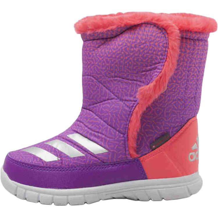 Adidas Comfortable Fashionable Slip-Resistant Durable Kids Boots Baby Boots Purple Red BB3819+*
