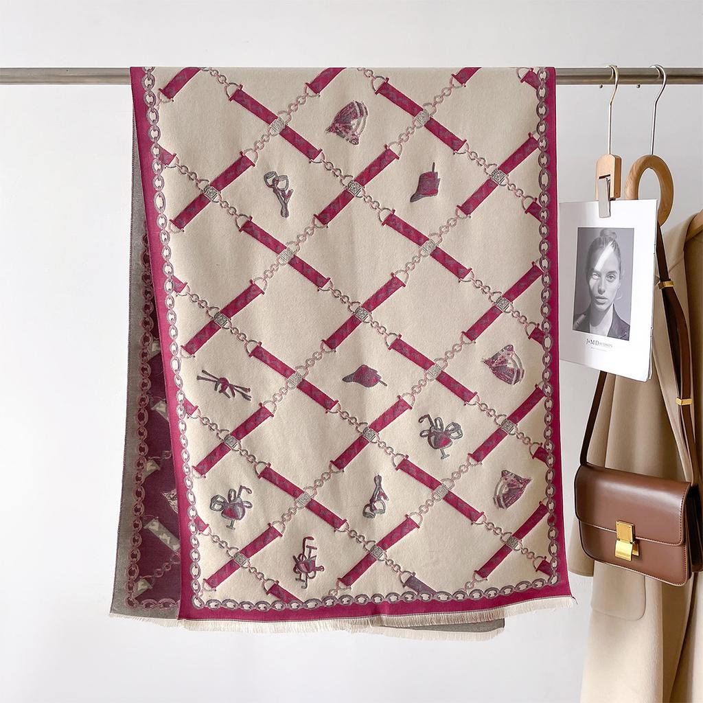 Koreanische Version Poncho Schal Herbst Winter Luxus Herren Damen Langschal Dick Warm Doppelseitig Wickeltuch Bufanda Große Decke