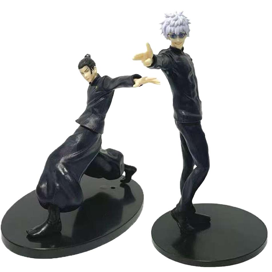 17CM Anime Satoru Gojo Statue Jujutsu Kaisen Figure Geto Suguru combact Action Figure Model Toys Gifts Collection Decoration PVC