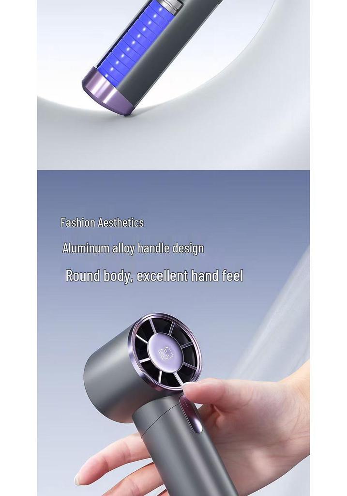 High-Speed Portable Handheld Mini Fan with USB Charging for Powerful Outdoor Use