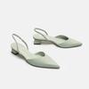 Baotou Sandals Women's 2025 New Summer Simple Pointed Square Heel Sandals Women's High Heel Strap Fashion Shoes