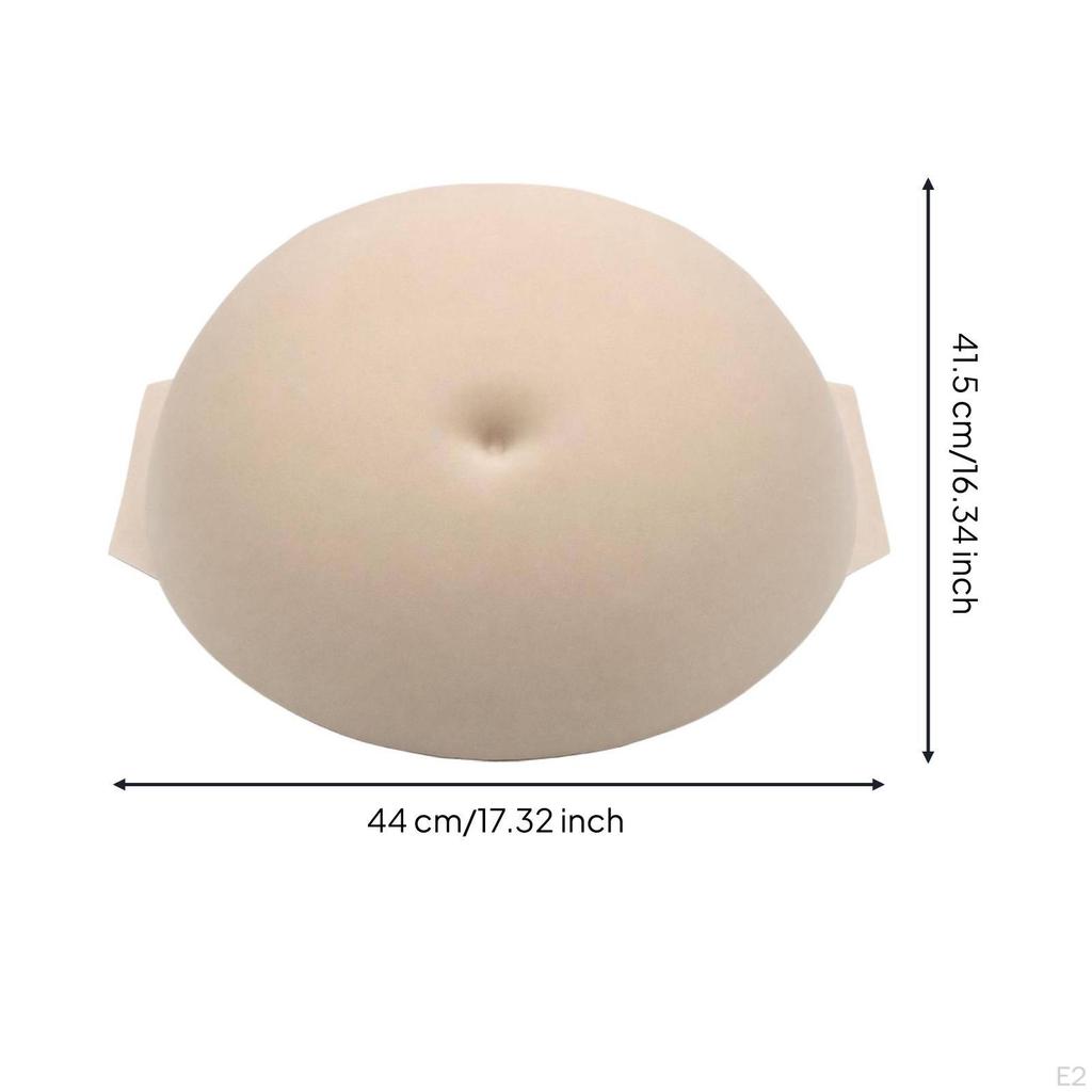 Fake Foam Belly Prop Padded Artificial Infant Bump for Actors, Cosplayers,