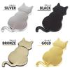 prendre Cat Sticker Decal 3D 3D Silhouette Cute Design Zinc