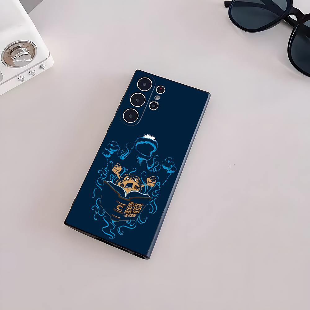 Funny C-Cookie M-Monster Phone Case For Samsung S26 S25 Edge S24 S23 S22 S21 S20 Ultra Plus Fe Galaxy Silicon Cover