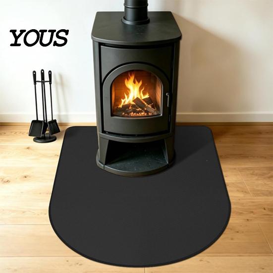 Wiederverwendbare Herdmatte für Zuhause unter Grillmatten, Outdoor-Grill, beidseitige feuerfeste Matte, Indoor wasserdichte Grillplatte, Kamin, hitzebeständig, BBQ