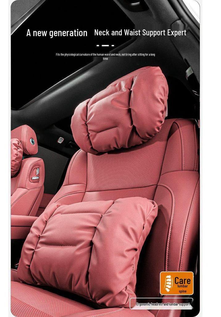Cadillac CT5/XT5/XT4/XT6/ATS/CT6 Headrest & Lumbar Support Neck Pillow - Car Interior Accessory