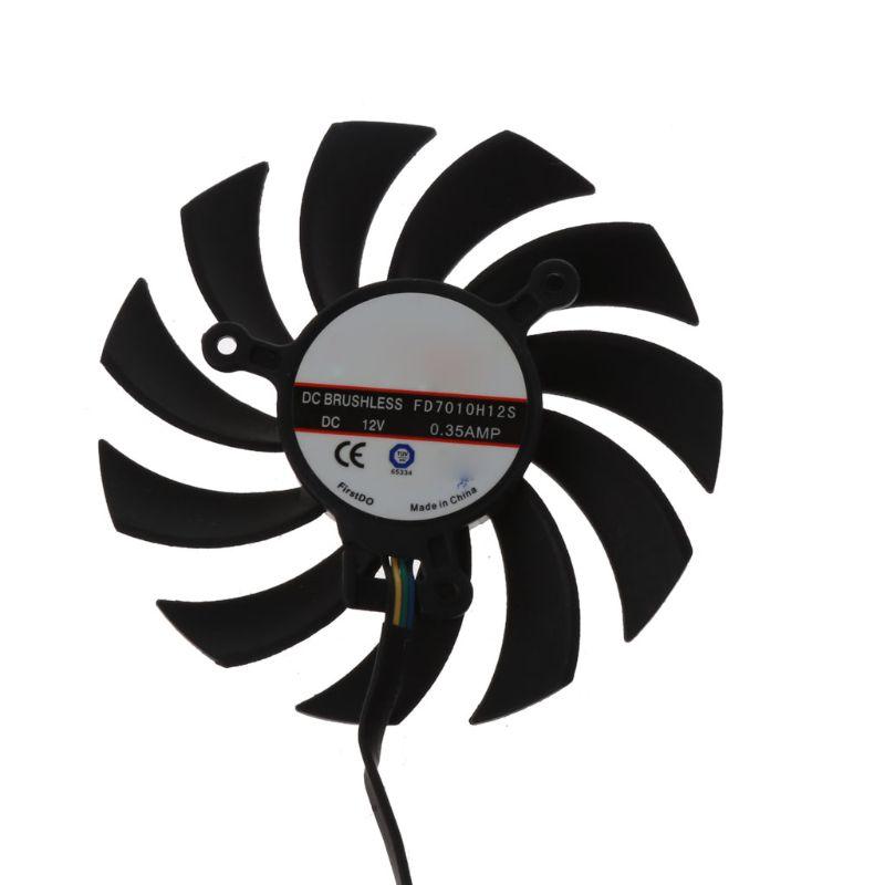 Graphics Card Cooler Fan for MSI 6930 7850 GTX 550 750 770 Ti 7870 GPU Server Cooling Fan 75mm 4Pin Video Card Cooling