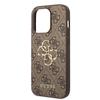 Guess Guhcp15L4Gmgbr Iphone 15 Pro 6.1 Brązowy/Brown Hardcase 4G Big Metal Logo