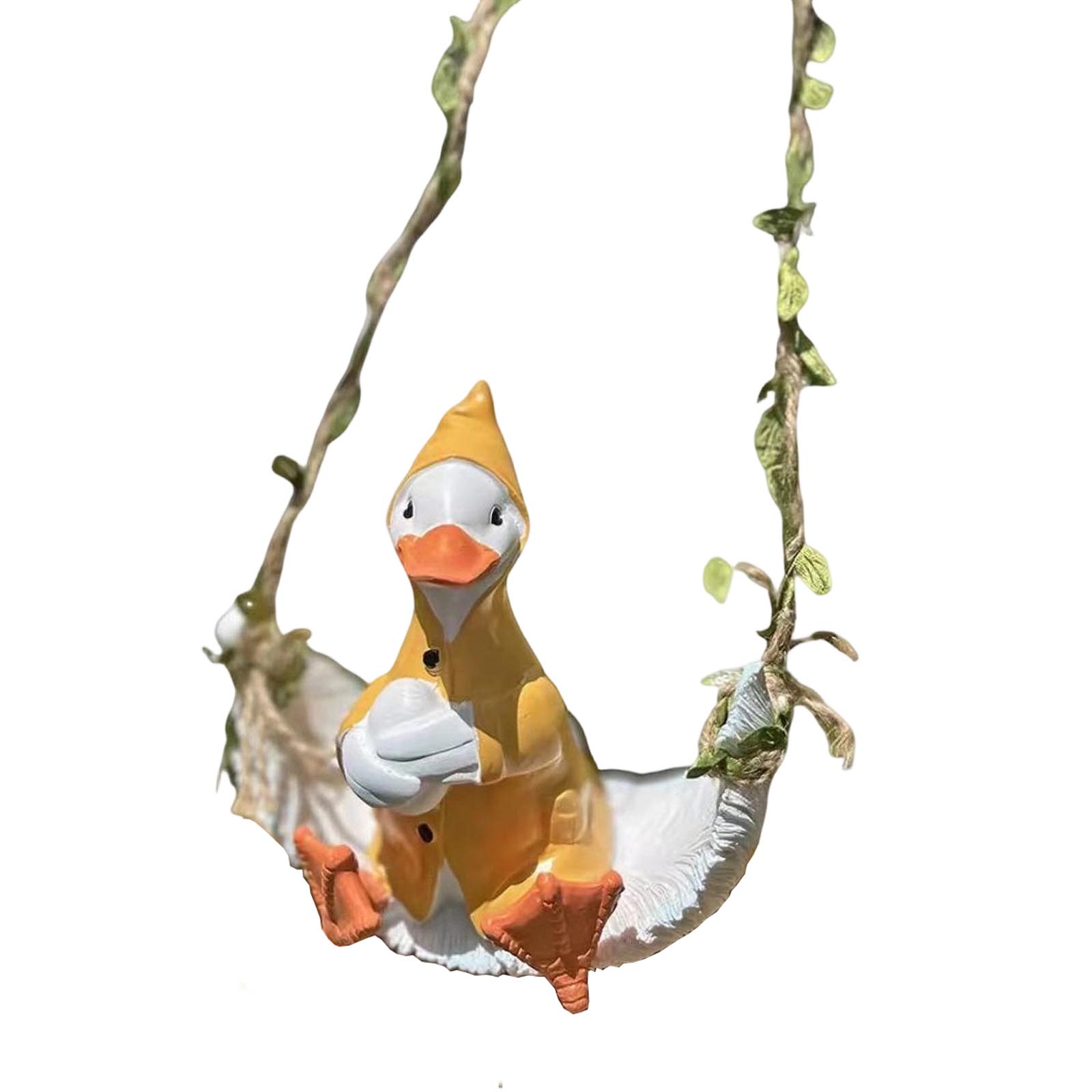 

Swinging Animal Hanging Ornament Set, Cute Pig & Resin Garden Decor, Hanging Figurine For Patio, Porch, Tree & Home Decor Gift One Size