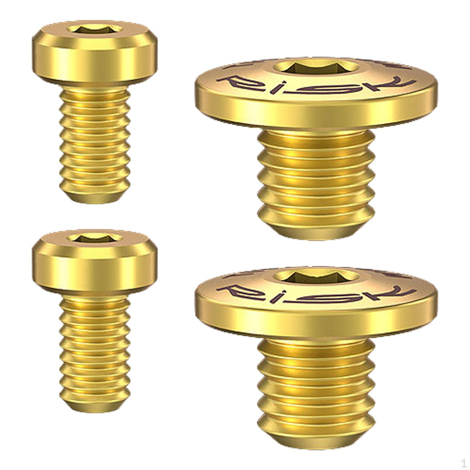 Bike Brake Lever Fasteners for Enhanced Cycling Performance Gold